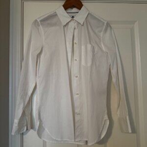 white button down shirt